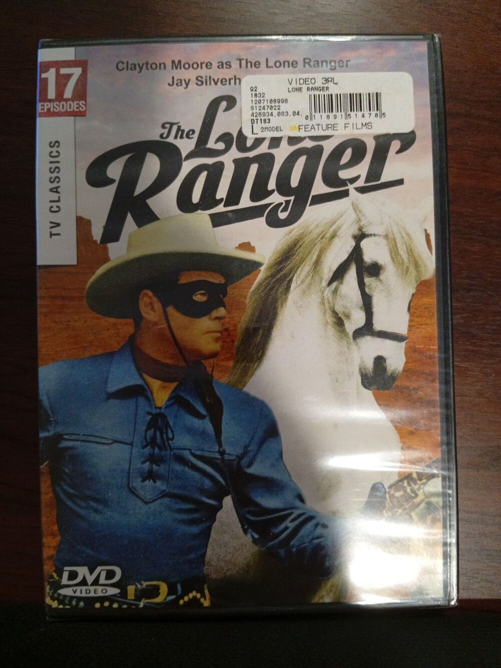 The Lone Ranger DVD 2011 TV Classics Clayton Moore Jay Silverheels New & Sealed